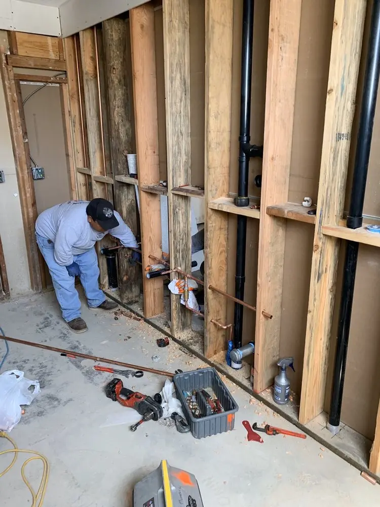 Commercial rough-in plumbing for Water Heater Replacement in Laurel Springs